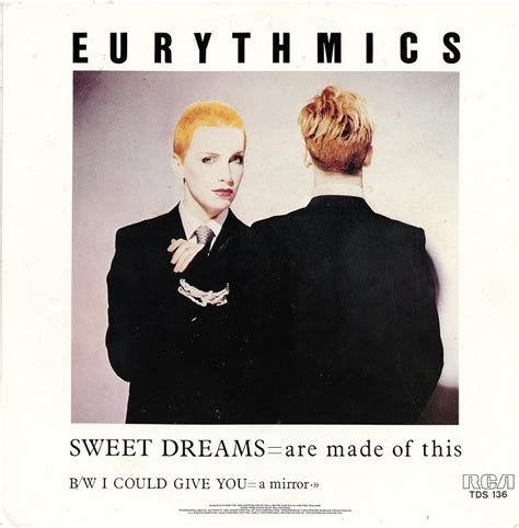 Explore Eurythmics' music on Billboard. Get the latest news, biography, and updates on the artist. ... Sweet Dreams (Are Made Of This) Eurythmics 05.14.83 1 1 WKS 09.03.83 26 
